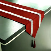 Velvet Table Runner Red